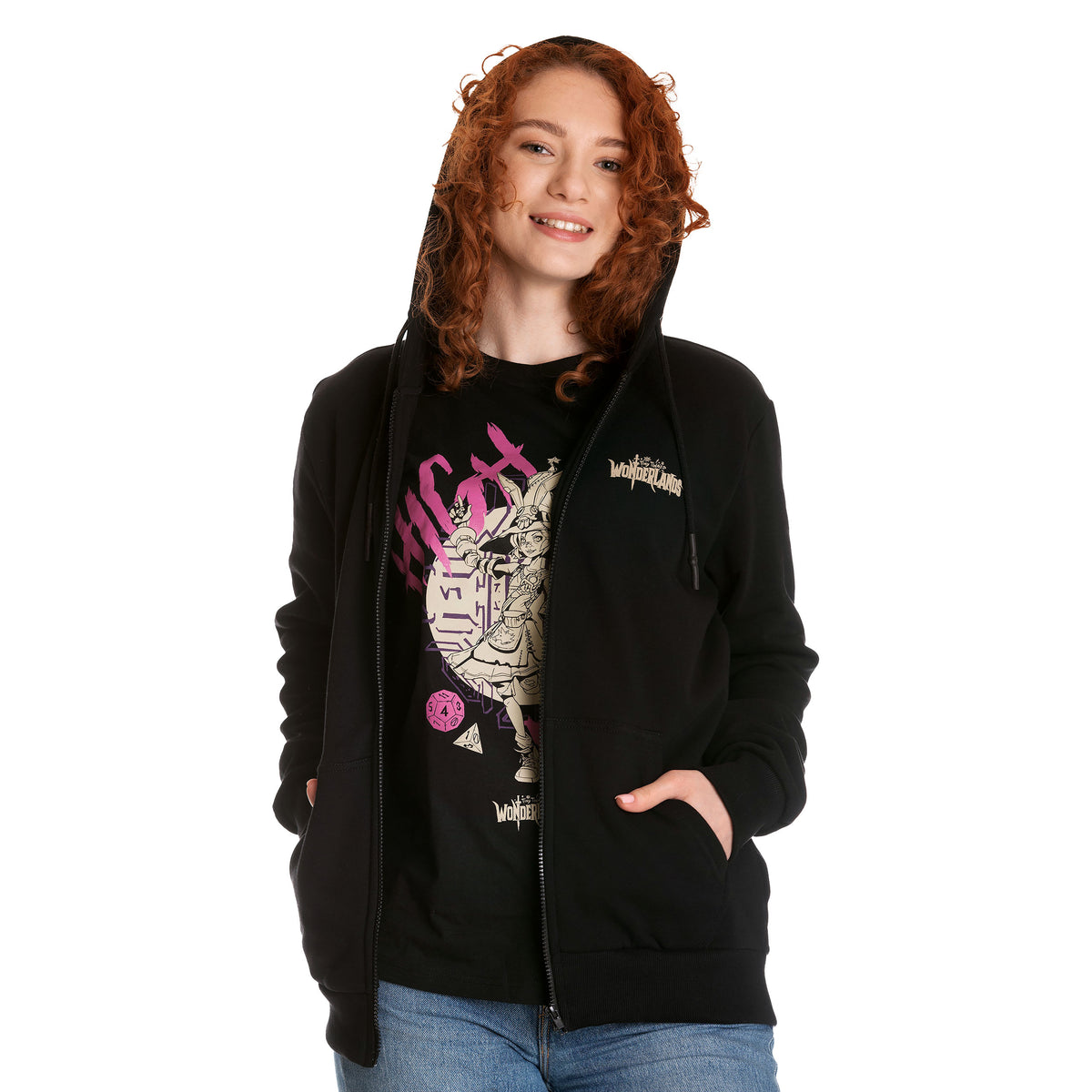 Image produit Tiny Tina's Wonderlands - Sweat à capuche High Roller noir