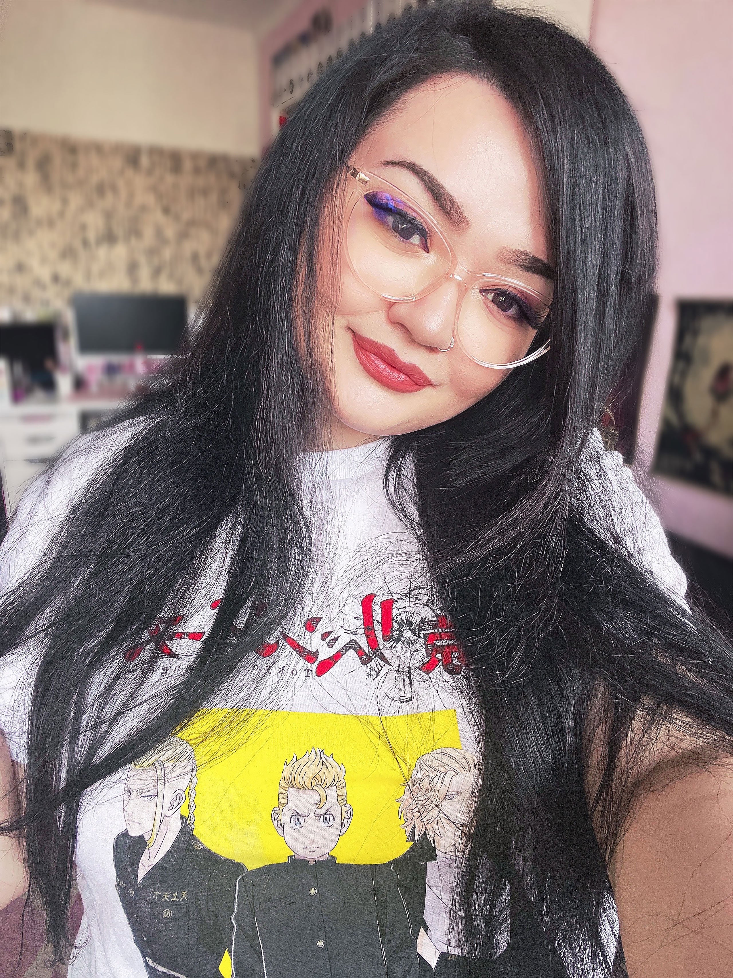 Image produit Tokyo Revengers - T-shirt logo carré jaune blanc