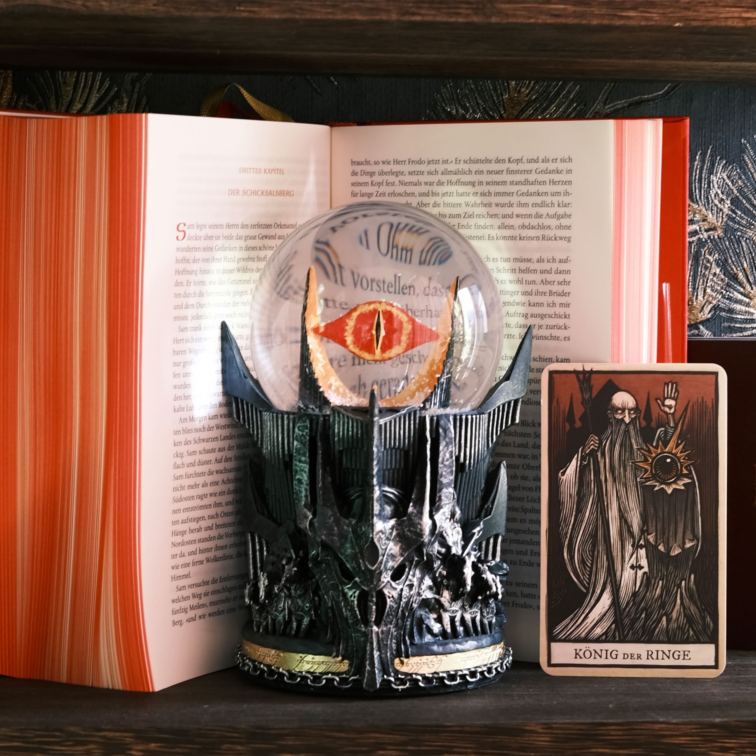 Image produit Seigneur des Anneaux - Boule à neige deluxe de Sauron