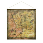 Image produit Le Seigneur des Anneaux - Carte de la Terre du Milieu sur Parchemin Mural