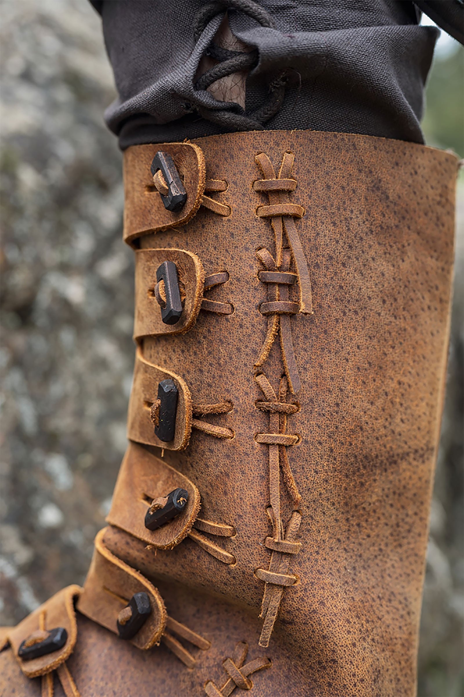 Image produit Bottes médiévales Odin marron