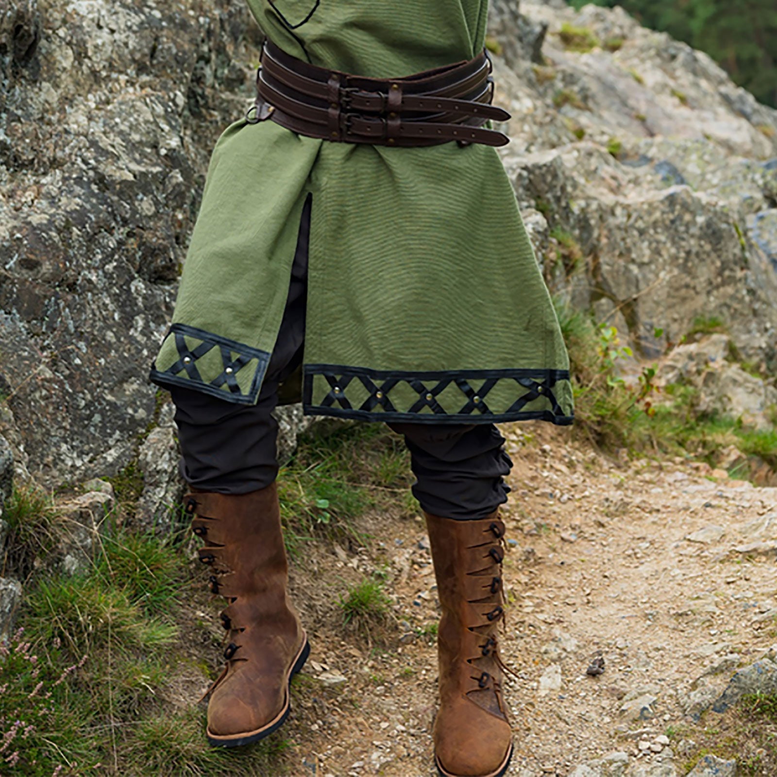 Image produit Bottes médiévales Odin marron