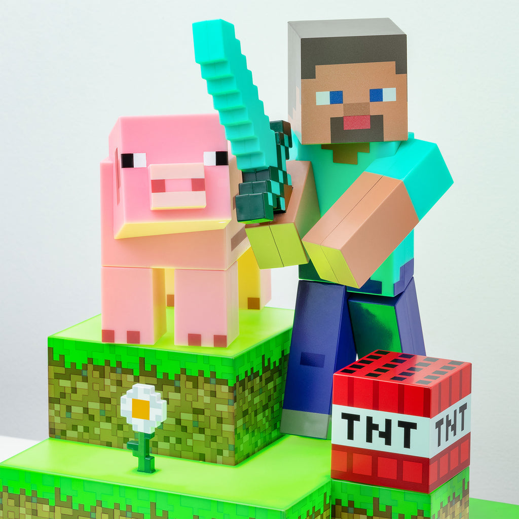 Image produit Minecraft - Lampe de table Diorama Steve