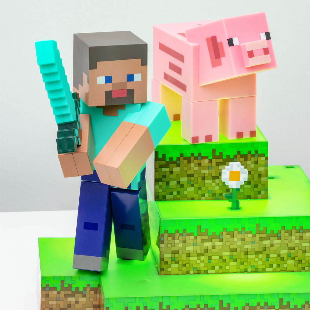 Image produit Minecraft - Lampe de table Diorama Steve