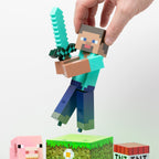 Image produit Minecraft - Lampe de table Diorama Steve