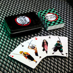 Image produit Demon Slayer - Cartes à jouer de personnage dans une boîte métallique