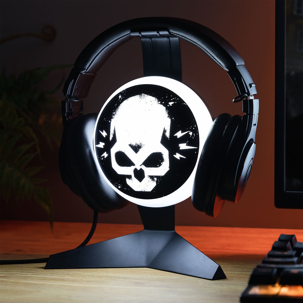 Image produit Support de casque Warzone Skull avec lumière - Call of Duty