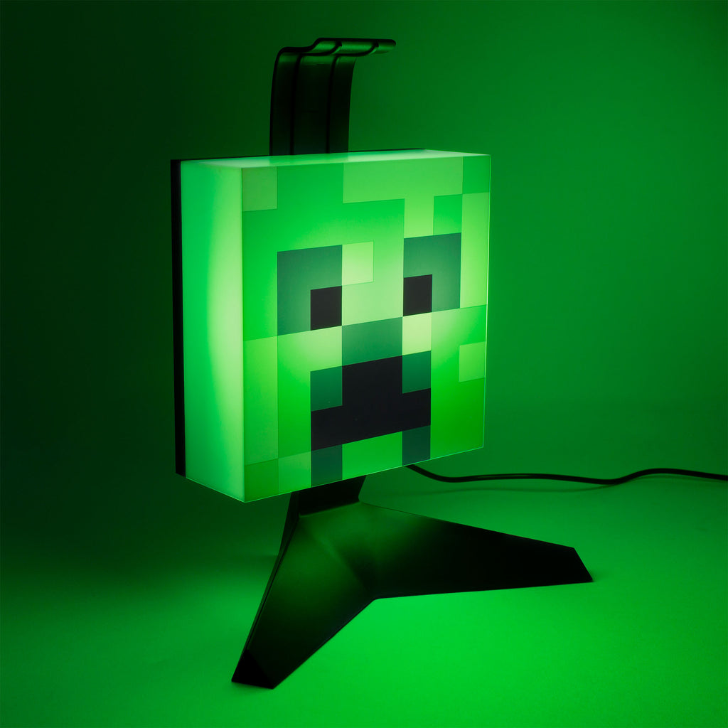 Product image Creeper Headphone Stand with Light - Minecraft