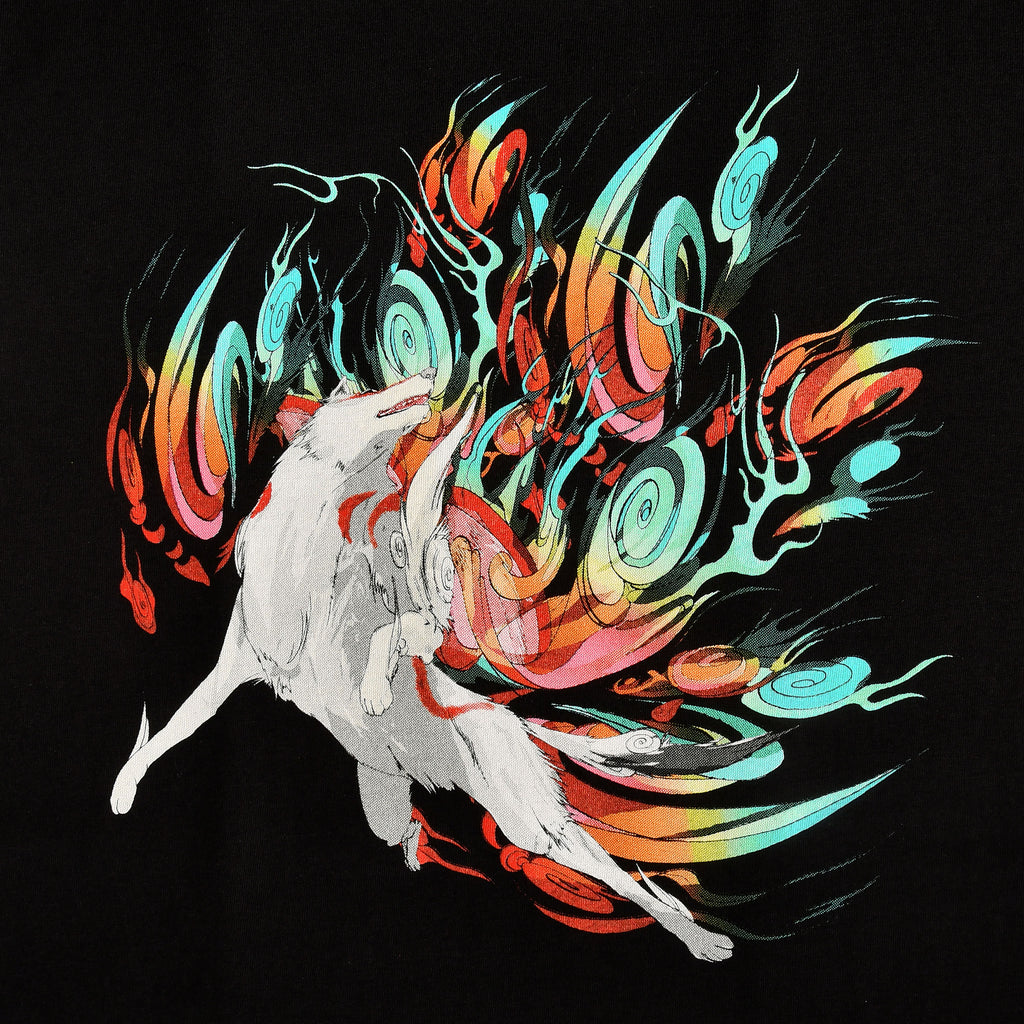 Image produit Okami - T-shirt Amaterasu noir