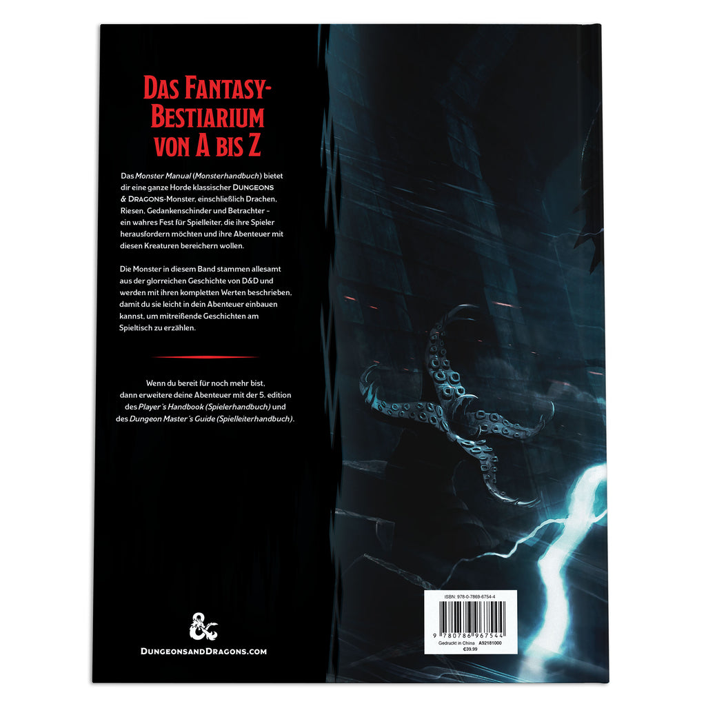 Image produit Dungeons & Dragons - Manuel des Monstres Règles de Base