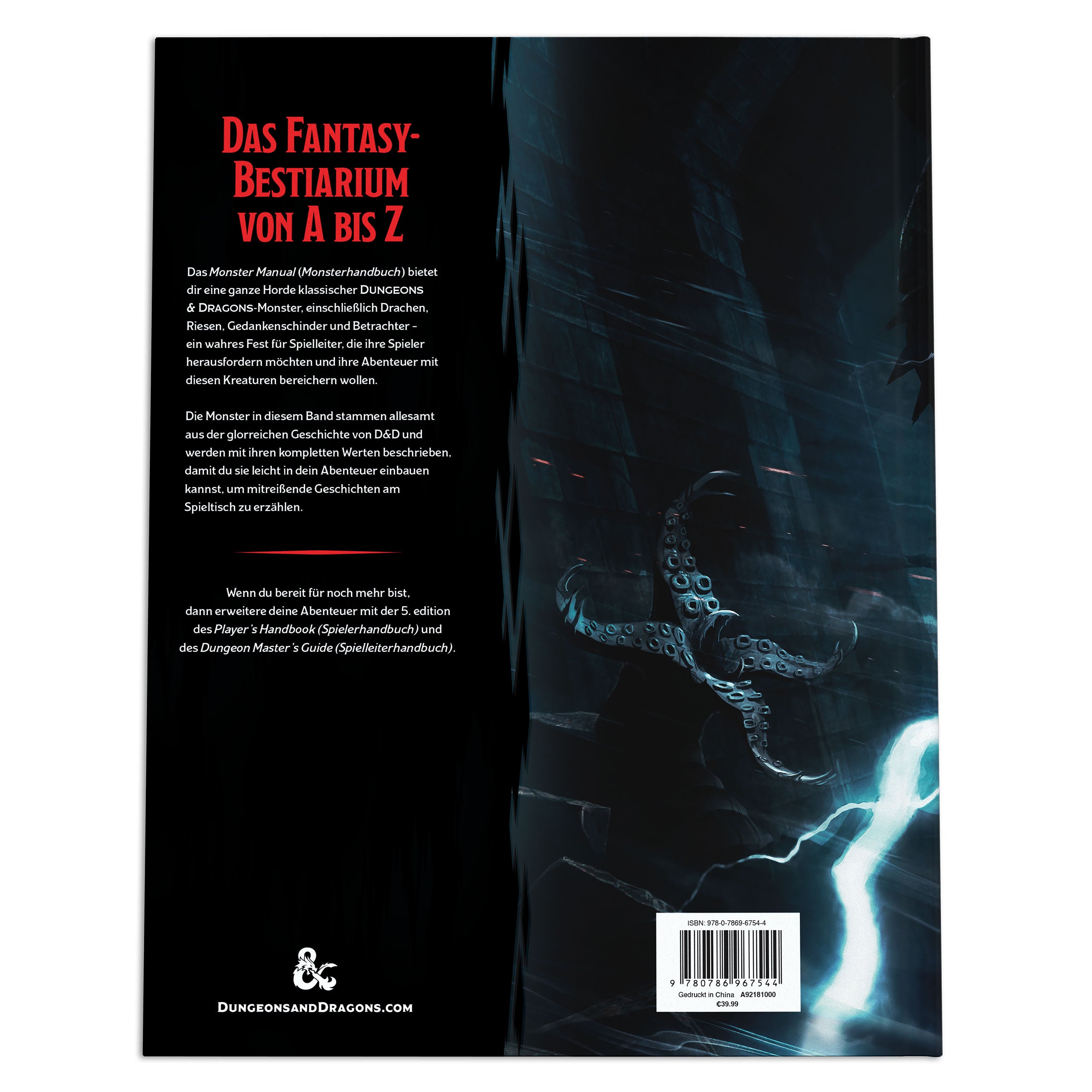 Image produit Dungeons & Dragons - Manuel des Monstres Règles de Base