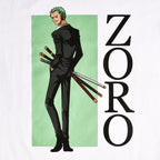 Image produit One Piece - T-shirt Zoro blanc