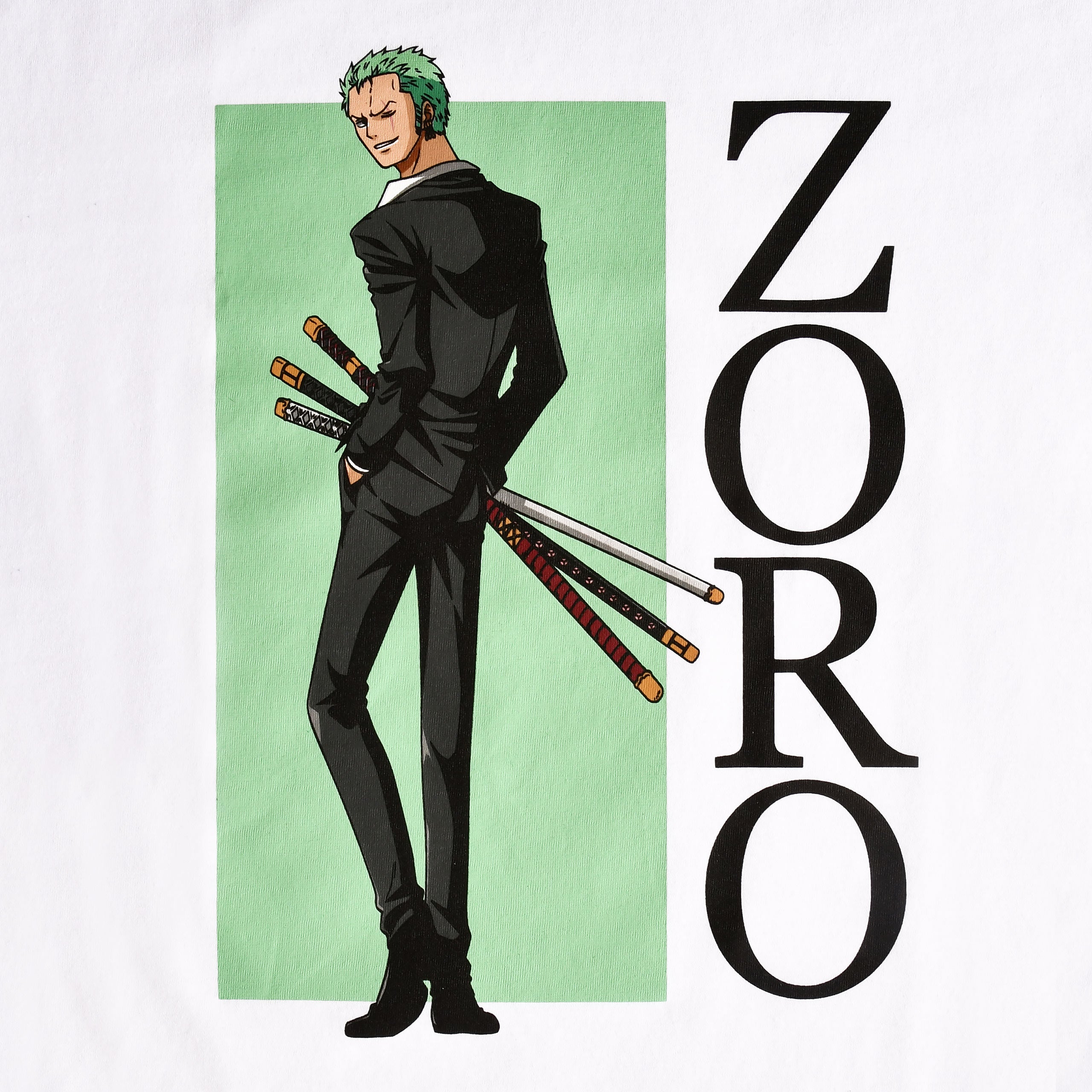 Image produit One Piece - T-shirt Zoro blanc