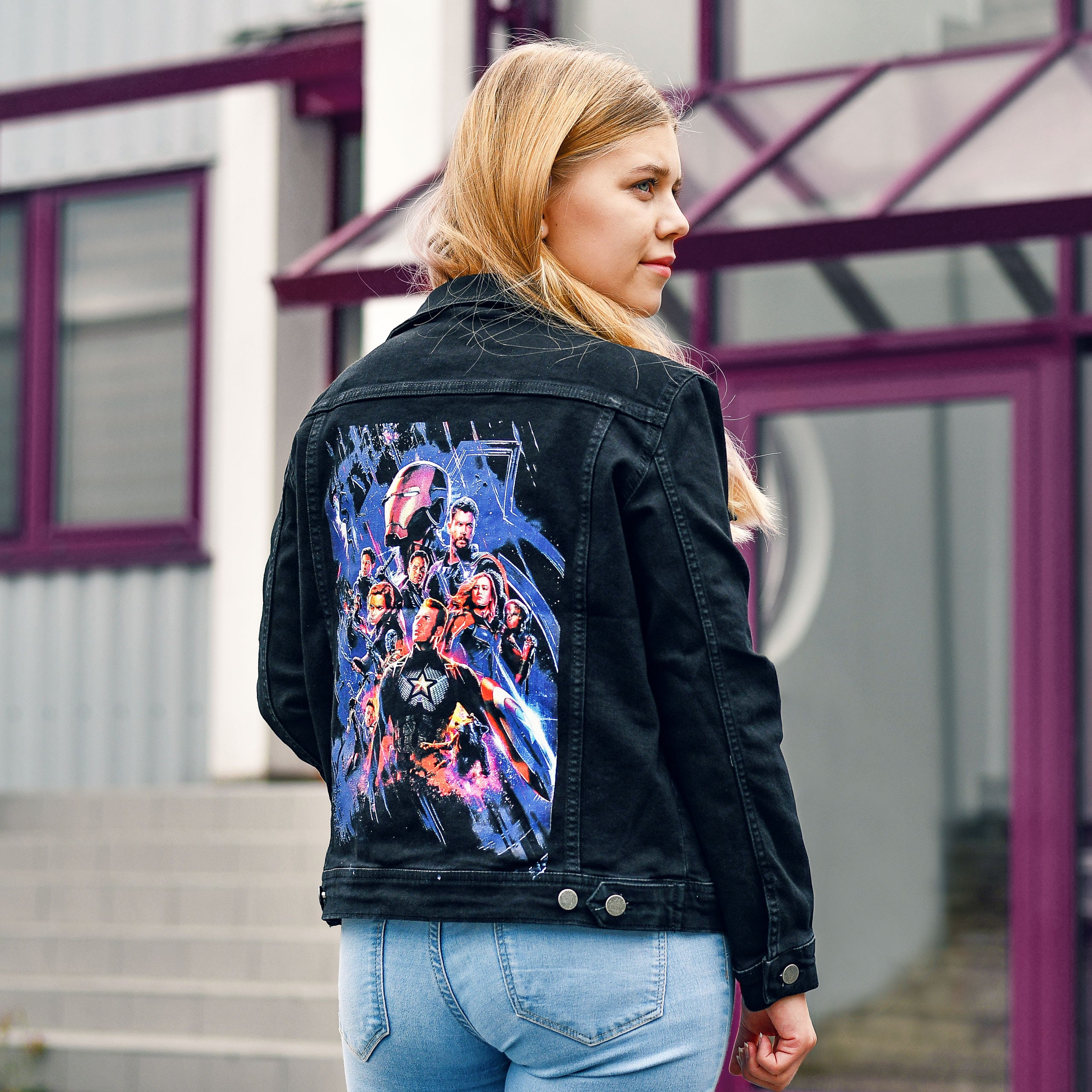 Image produit Veste en jean The Infinity Saga Group - Marvel Avengers