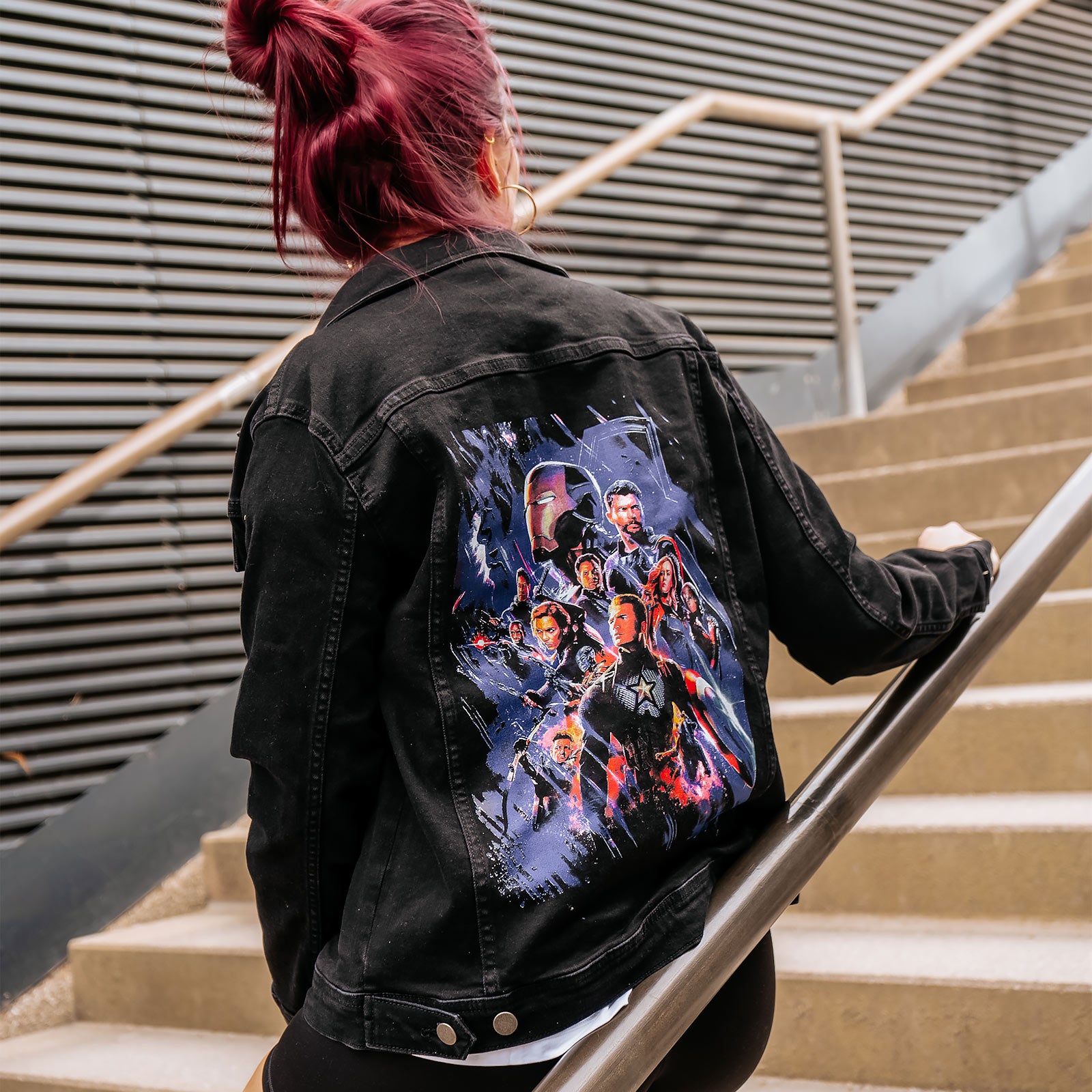 Image produit Veste en jean The Infinity Saga Group - Marvel Avengers