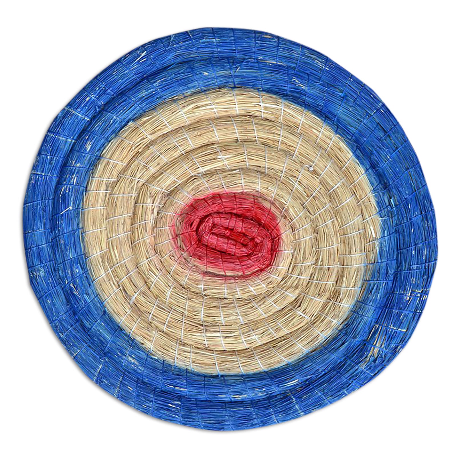 Image produit Disque de paille rond avec des anneaux colorés