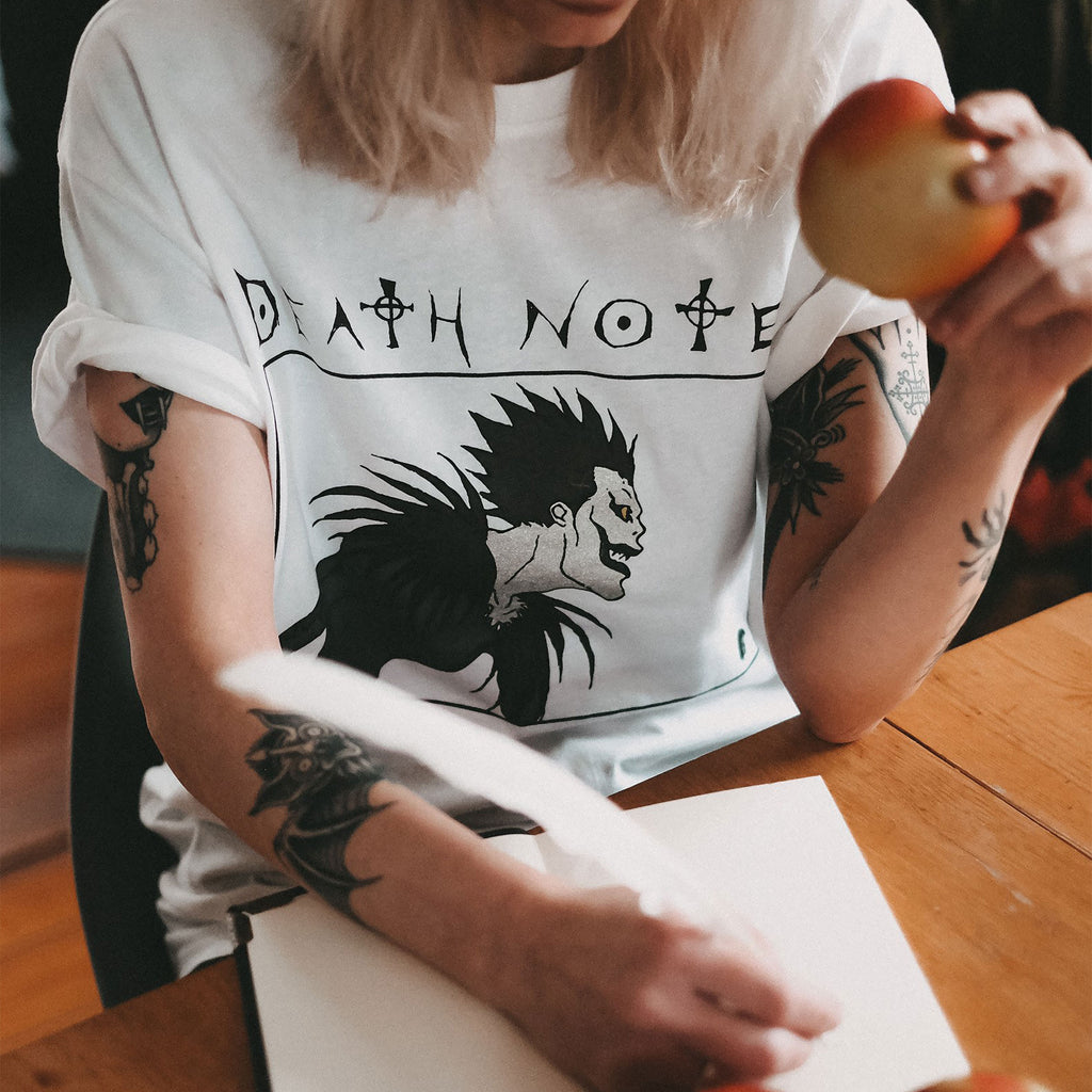 Image produit Death Note - Graphique de Ryuk T-Shirt blanc