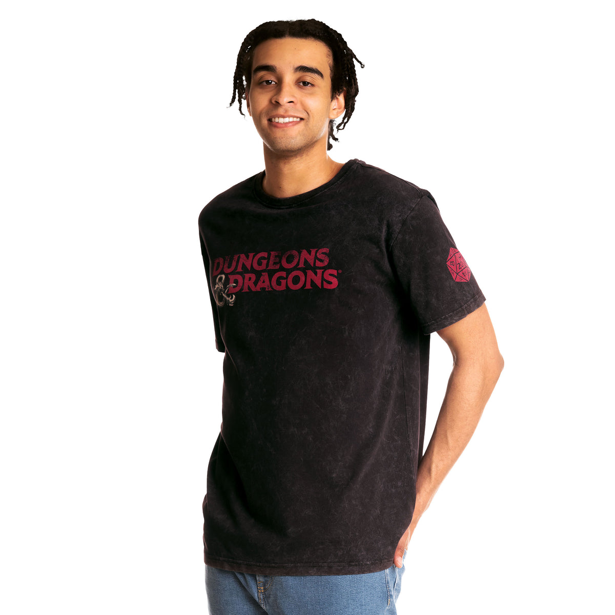 Image produit Dungeons & Dragons - T-Shirt Logo noir