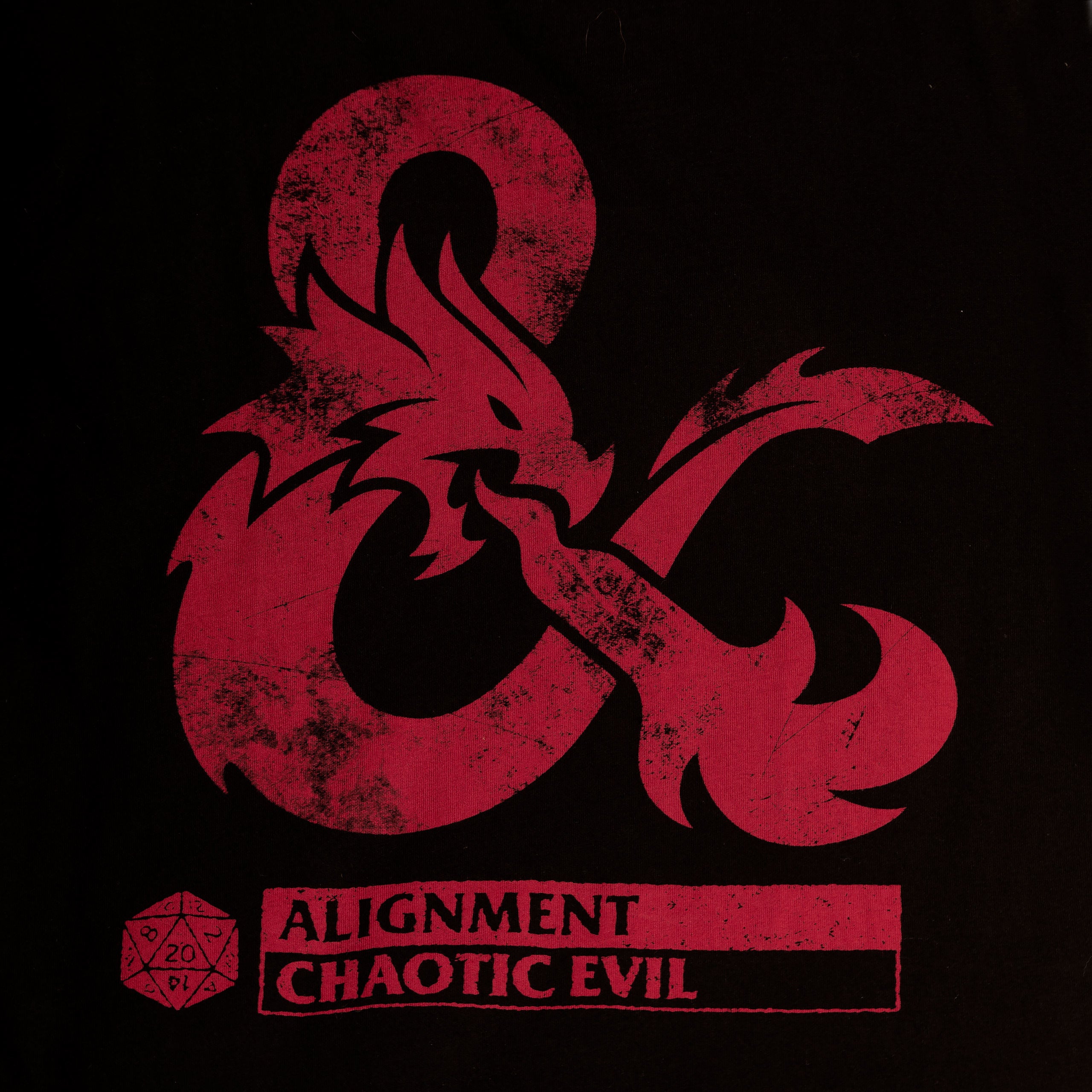 Image produit Dungeons & Dragons - T-Shirt Chaotic Evil Noir