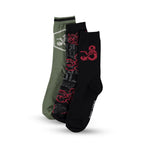 Image produit Dungeons & Dragons - Ensemble de 3 chaussettes Crew