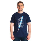 Image produit Star Wars - Si tu me frappes T-Shirt bleu