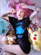 Image produit Pokemon - T-shirt collégial Snorlax noir