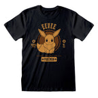 Image produit Pokemon - T-shirt de collège Eevee noir