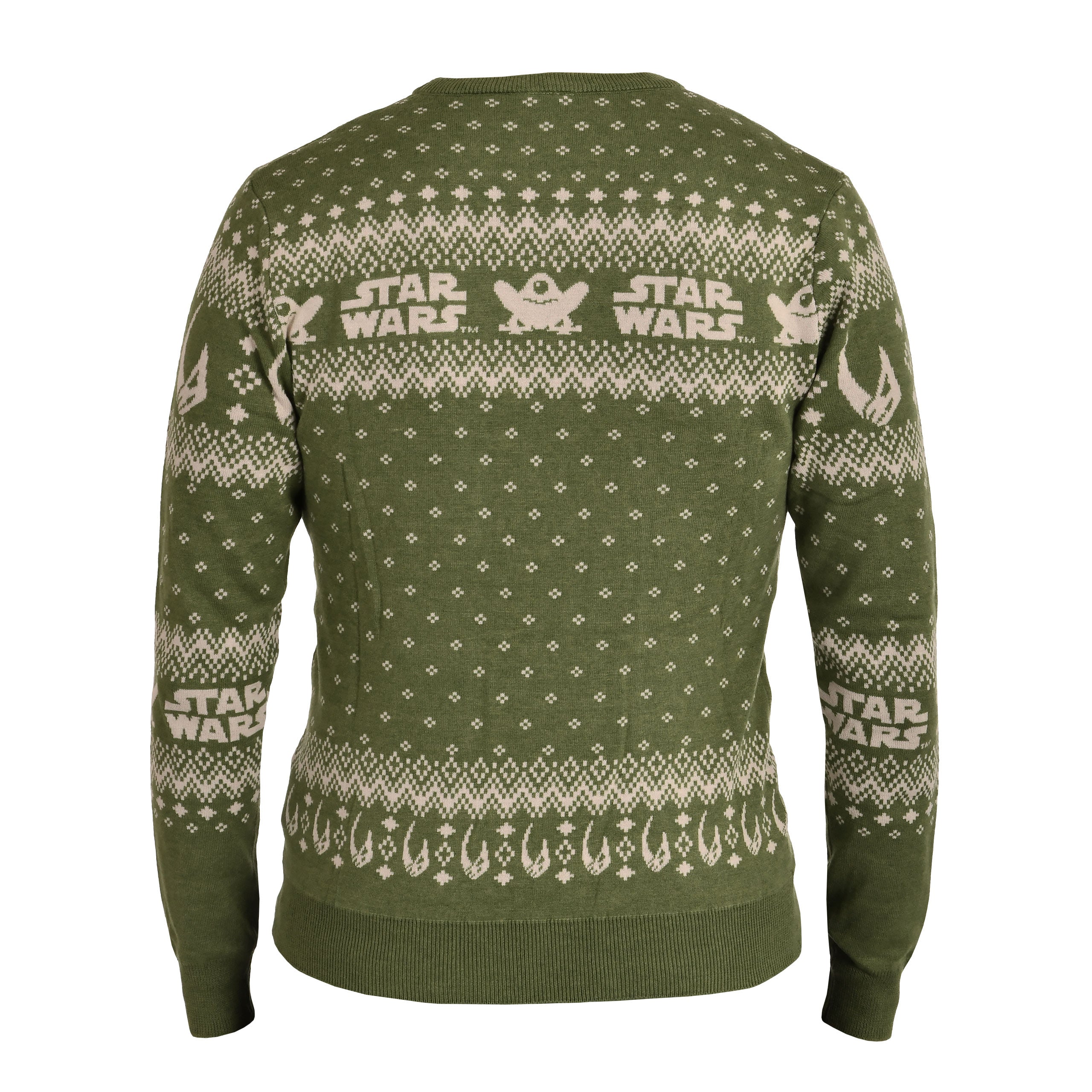 Image produit Pull en maille Mando et Grogu - Star Wars The Mandalorian