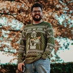Image produit Pull en maille Mando et Grogu - Star Wars The Mandalorian
