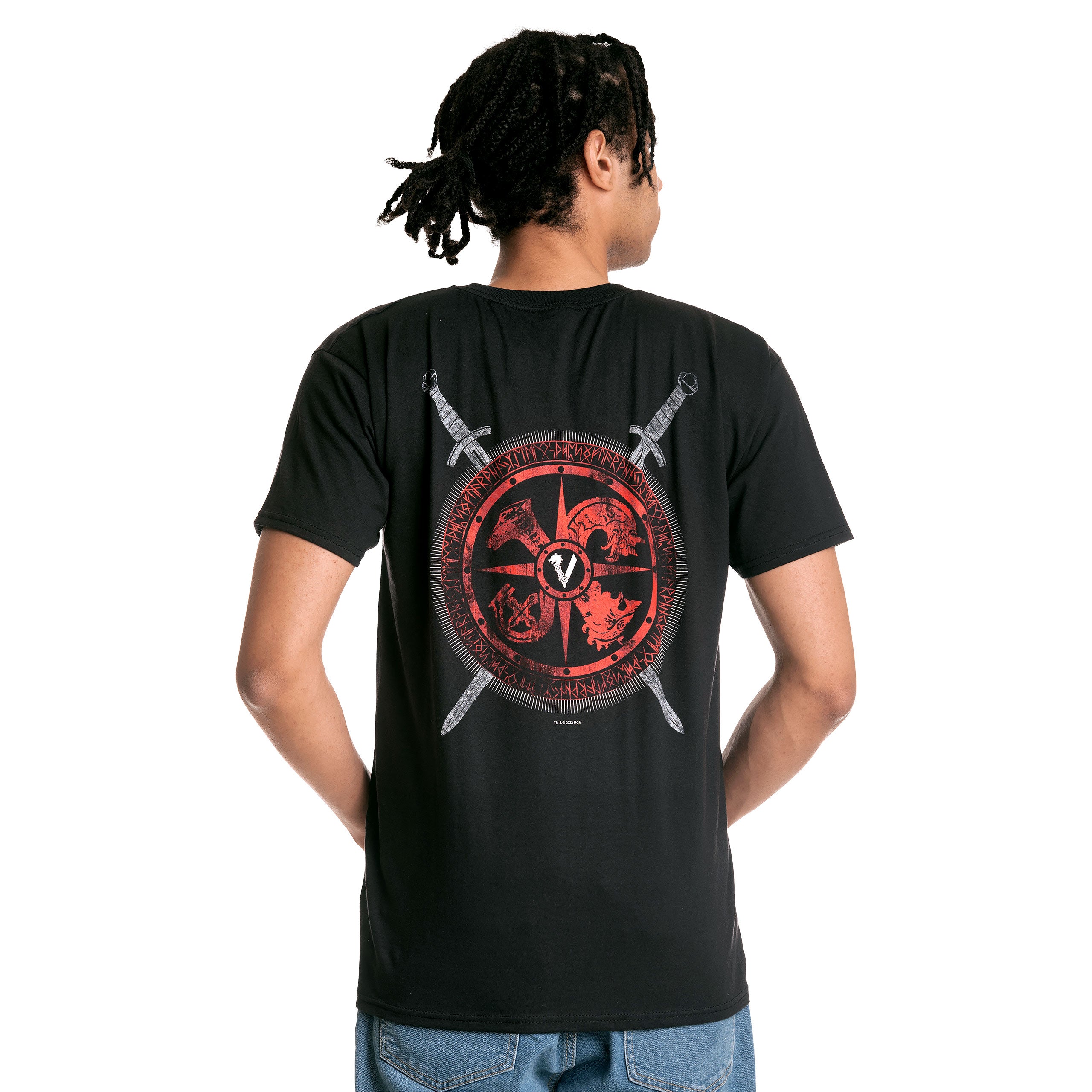 Image produit Vikings - T-shirt Épées noir