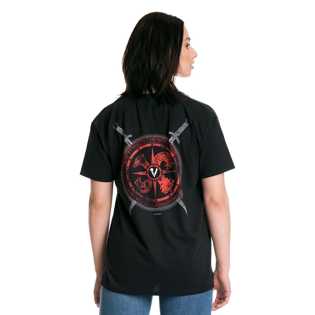 Image produit Vikings - T-shirt Épées noir