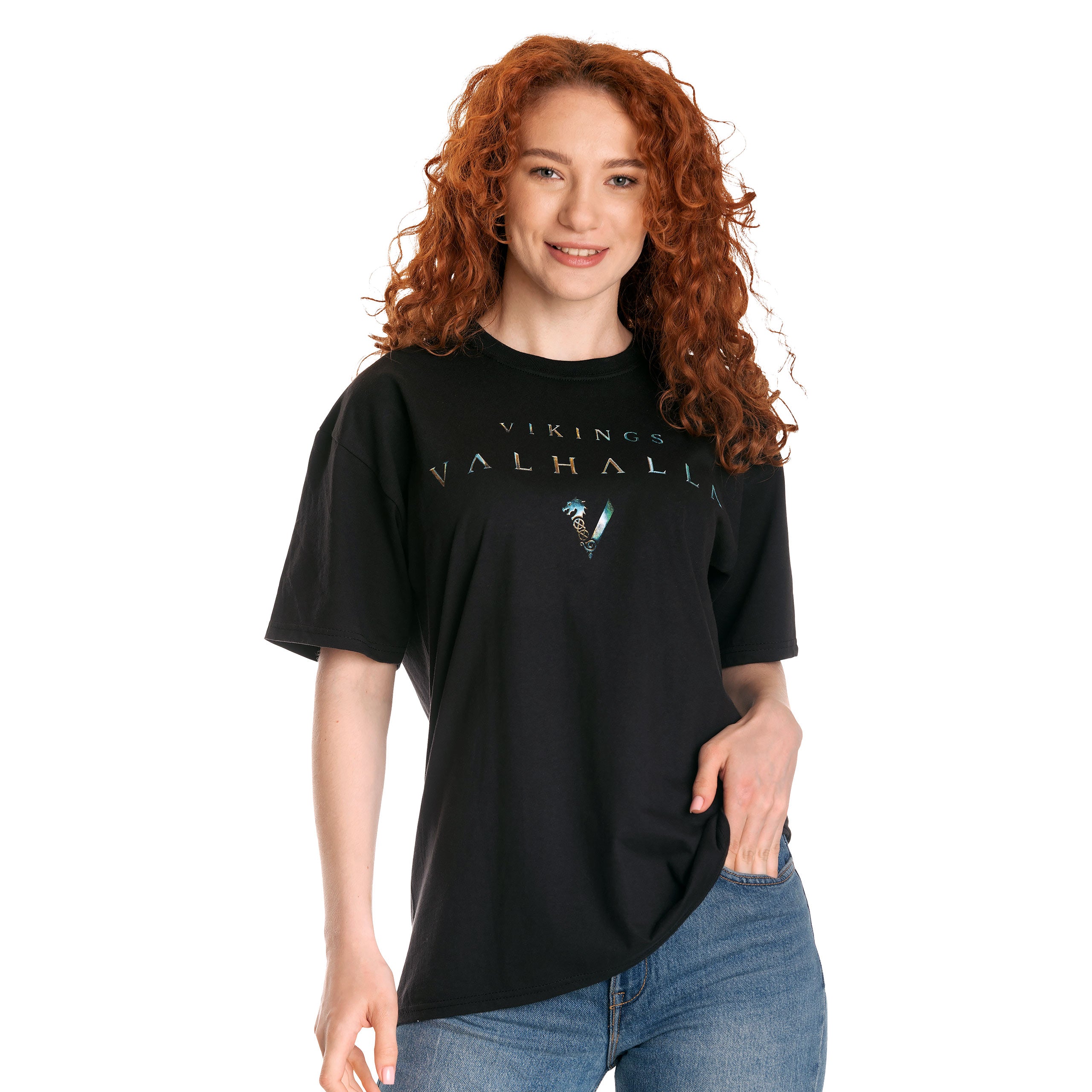 Image produit Vikings - T-Shirt Métallique Noir