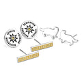 Image produit Harry Potter - Boucles d'oreilles Hufflepuff Ensemble de 3