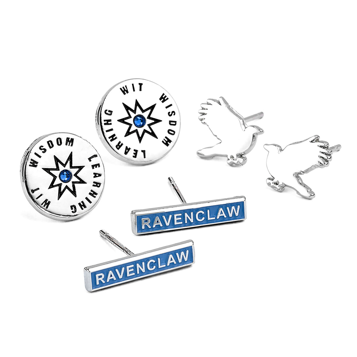 Image produit Harry Potter - Boucles d'oreilles Ravenclaw ensemble de 3 pièces