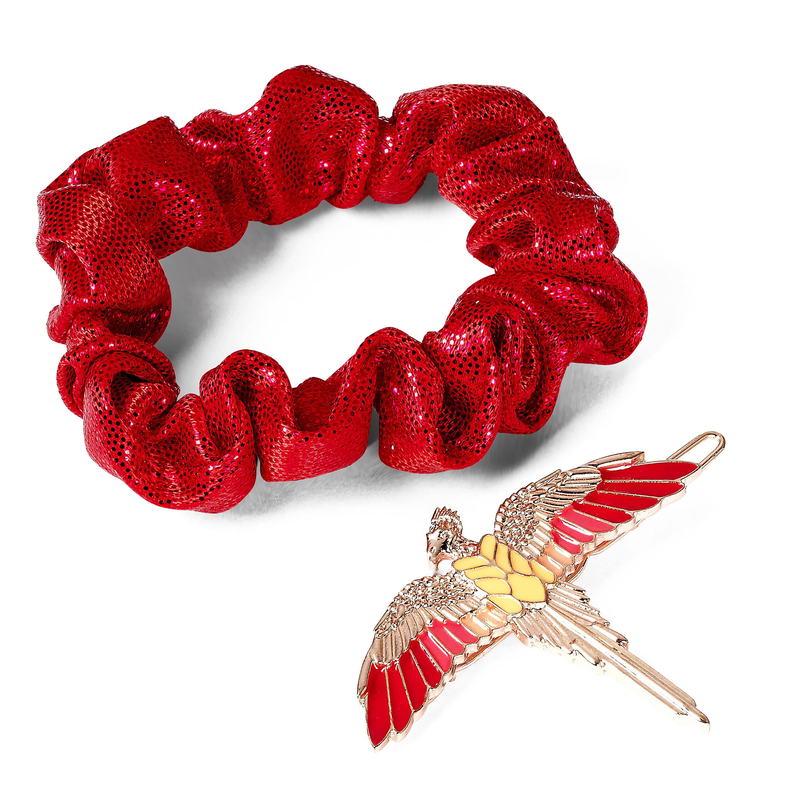 Image produit Harry Potter - Barrette Fawkes avec élastique à cheveux