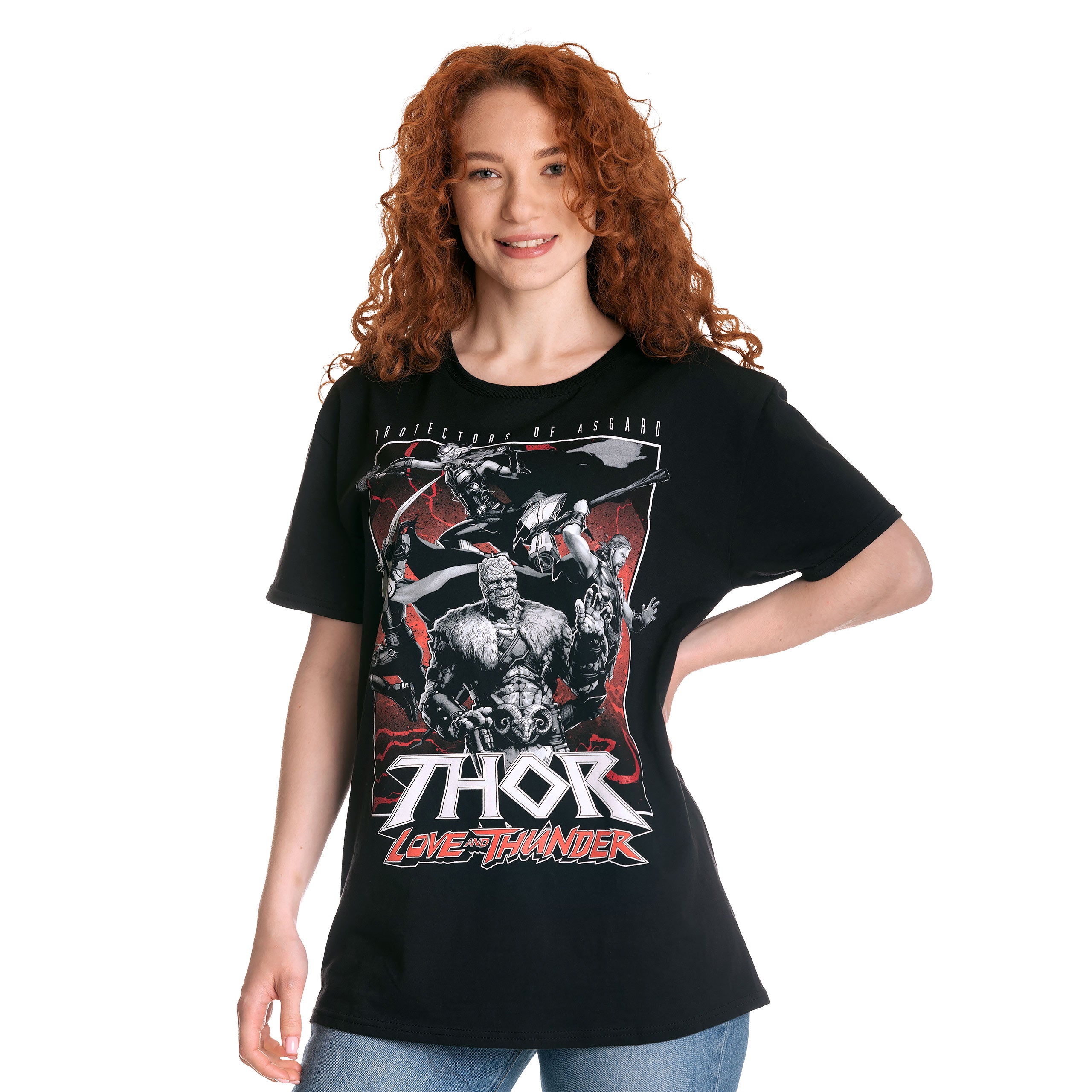 Image produit Thor Love & Thunder - Protectors of Asgard T-Shirt noir