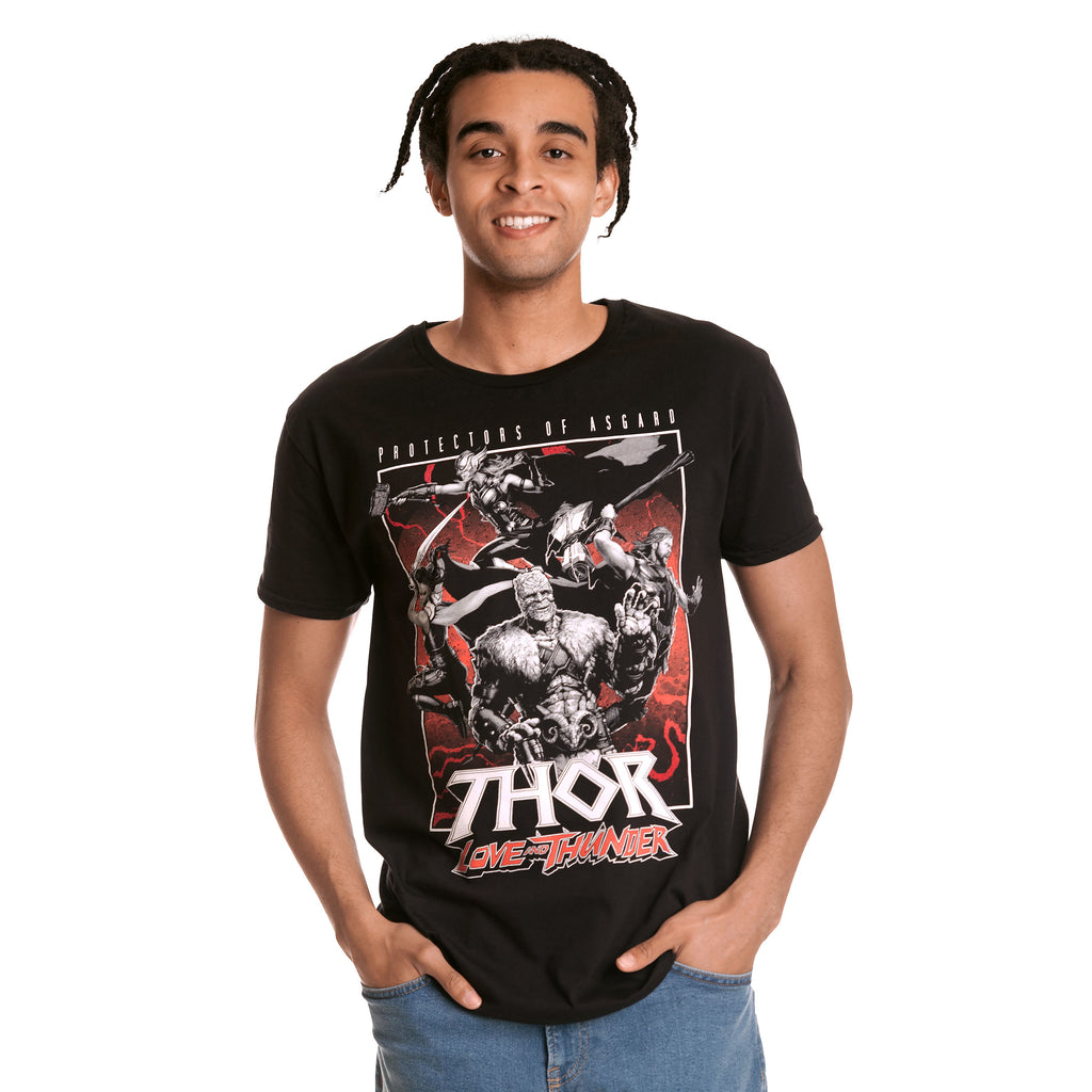Image produit Thor Love & Thunder - Protectors of Asgard T-Shirt noir