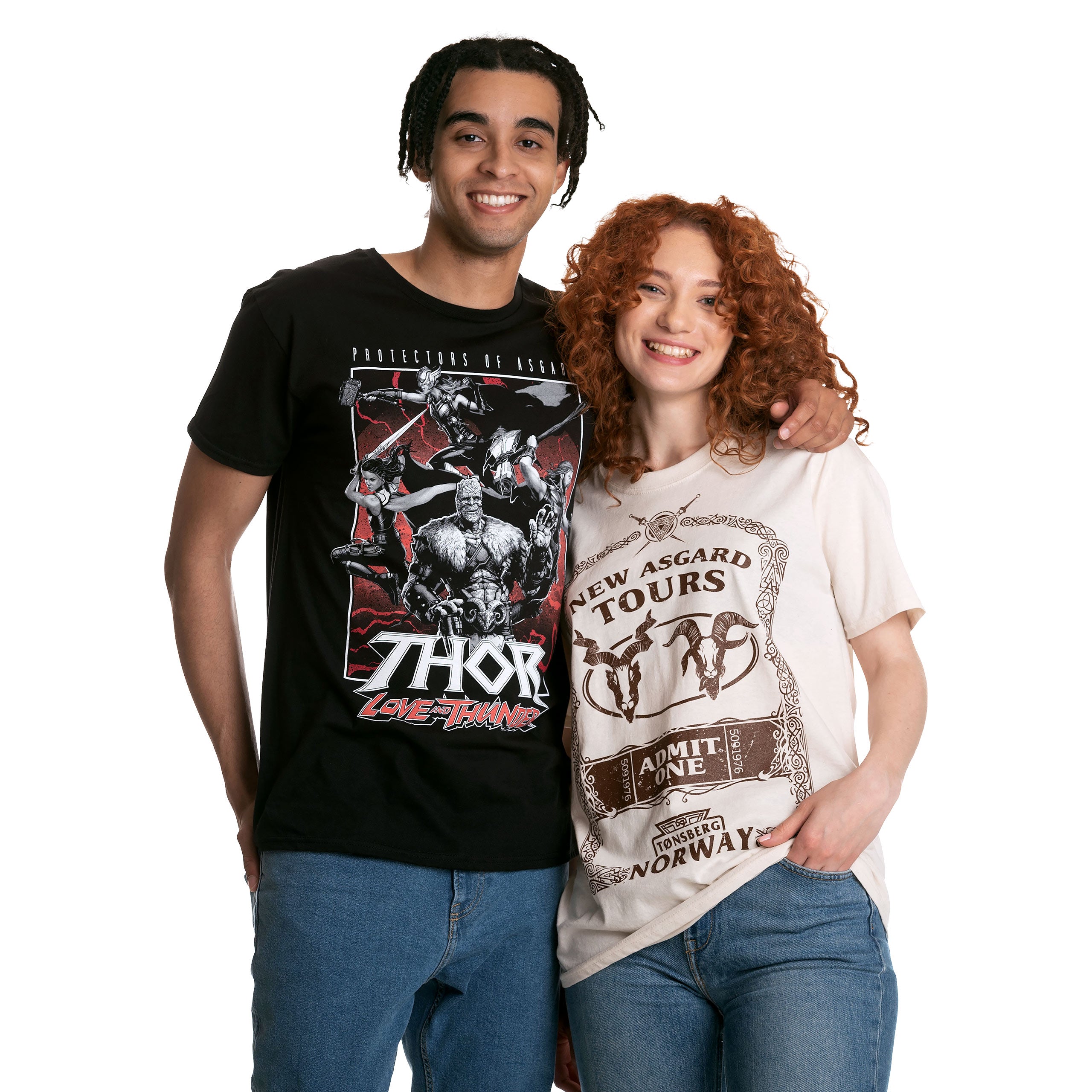 Image produit Thor Love & Thunder - Protectors of Asgard T-Shirt noir