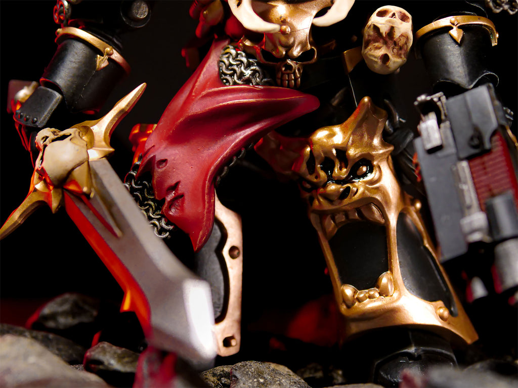 Image produit Warhammer 40k - Figurine d'action Frère Gnarl de la Légion Noire