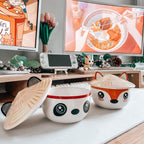 Image produit Bol Panda Kawaii avec couvercle pour fans d’anime