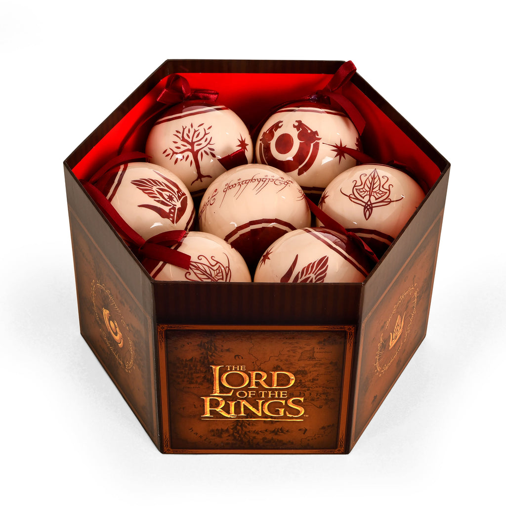 Image produit Seigneur des Anneaux - Symboles de la Terre du Milieu Boules de Noël 14pcs