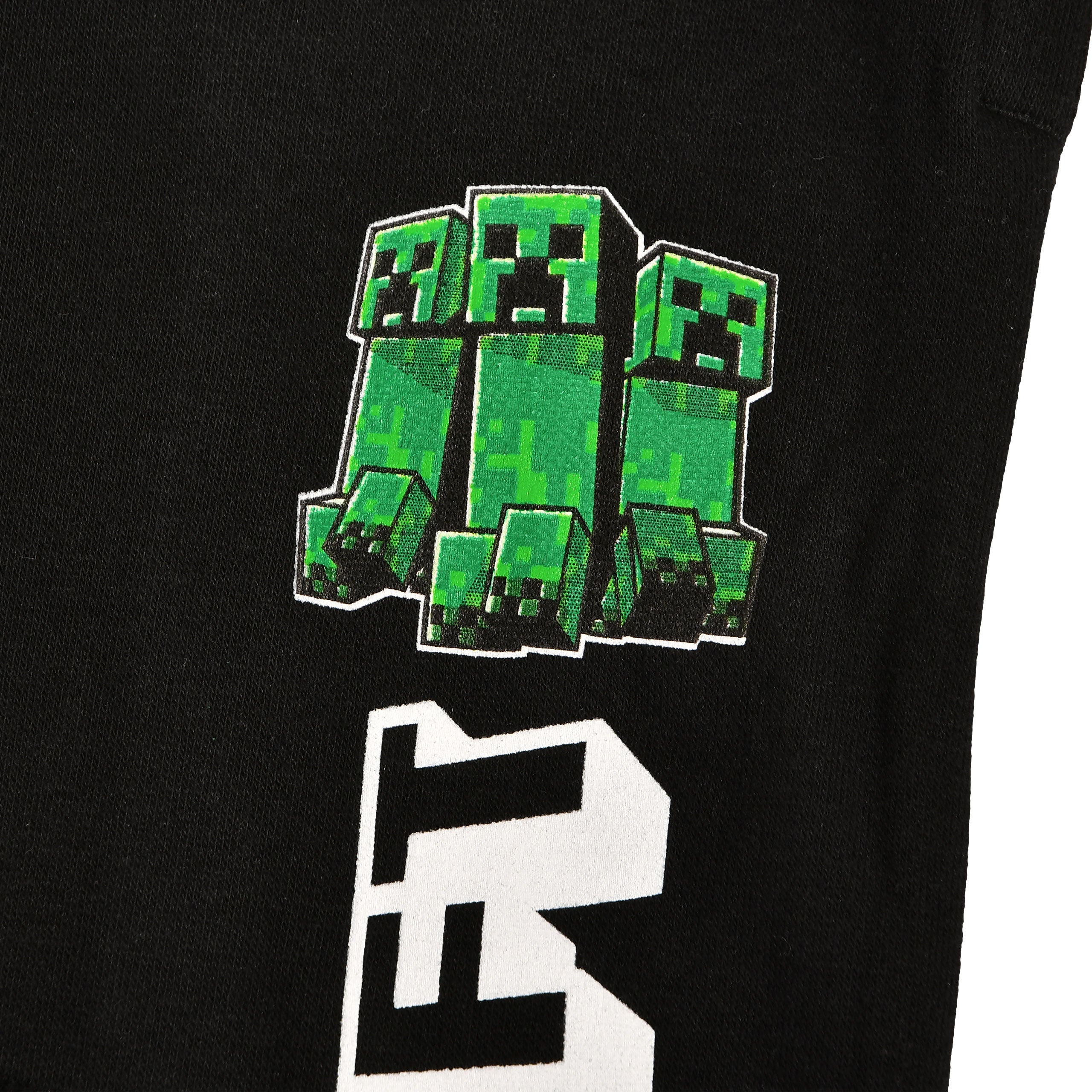 Image produit Minecraft - Pantalon de survêtement Creeper pour enfants noir