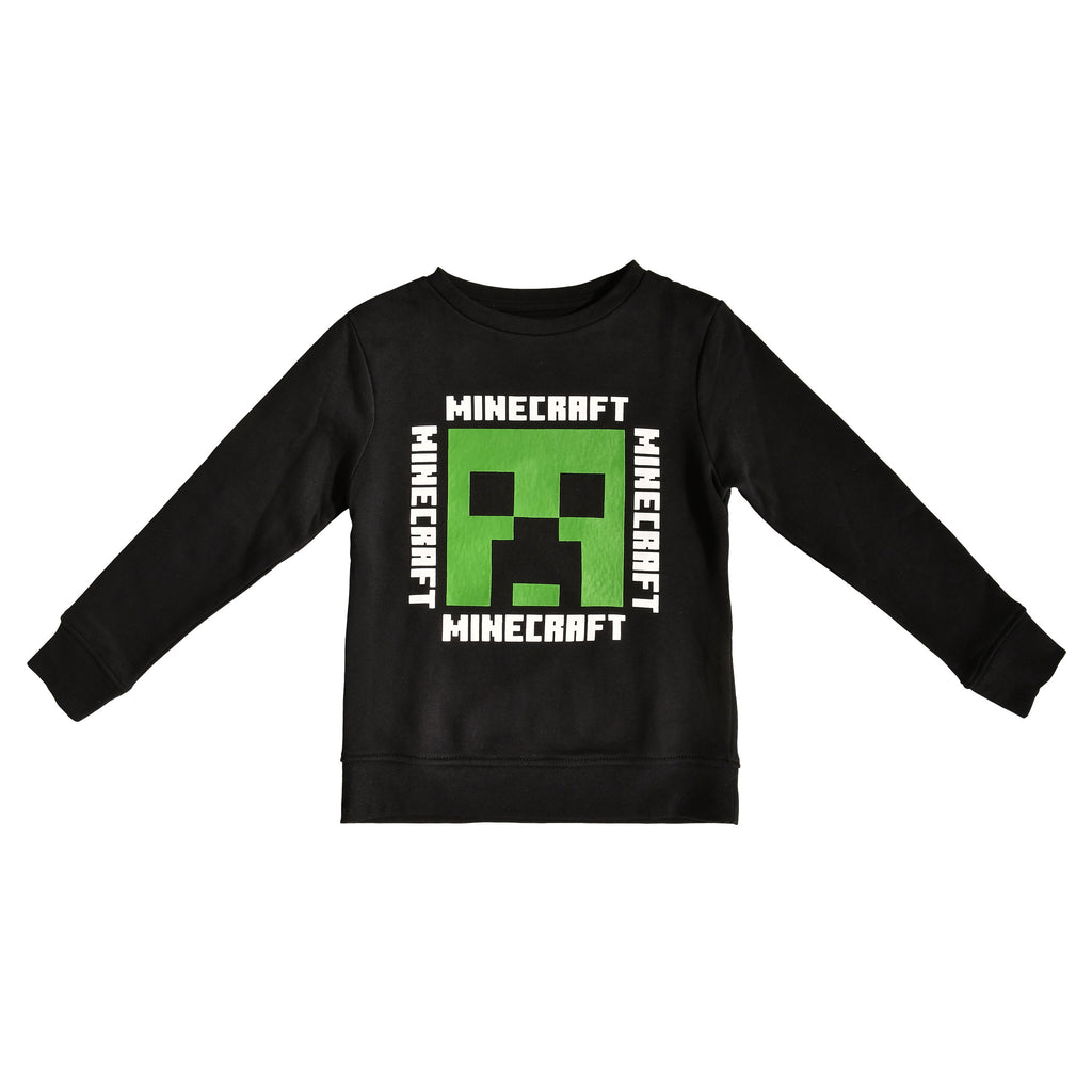Image produit Minecraft - Pull Creeper pour enfants noir