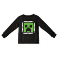 Image produit Minecraft - Pull Creeper pour enfants noir