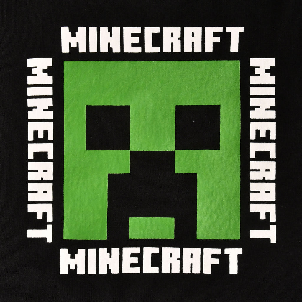 Image produit Minecraft - Pull Creeper pour enfants noir