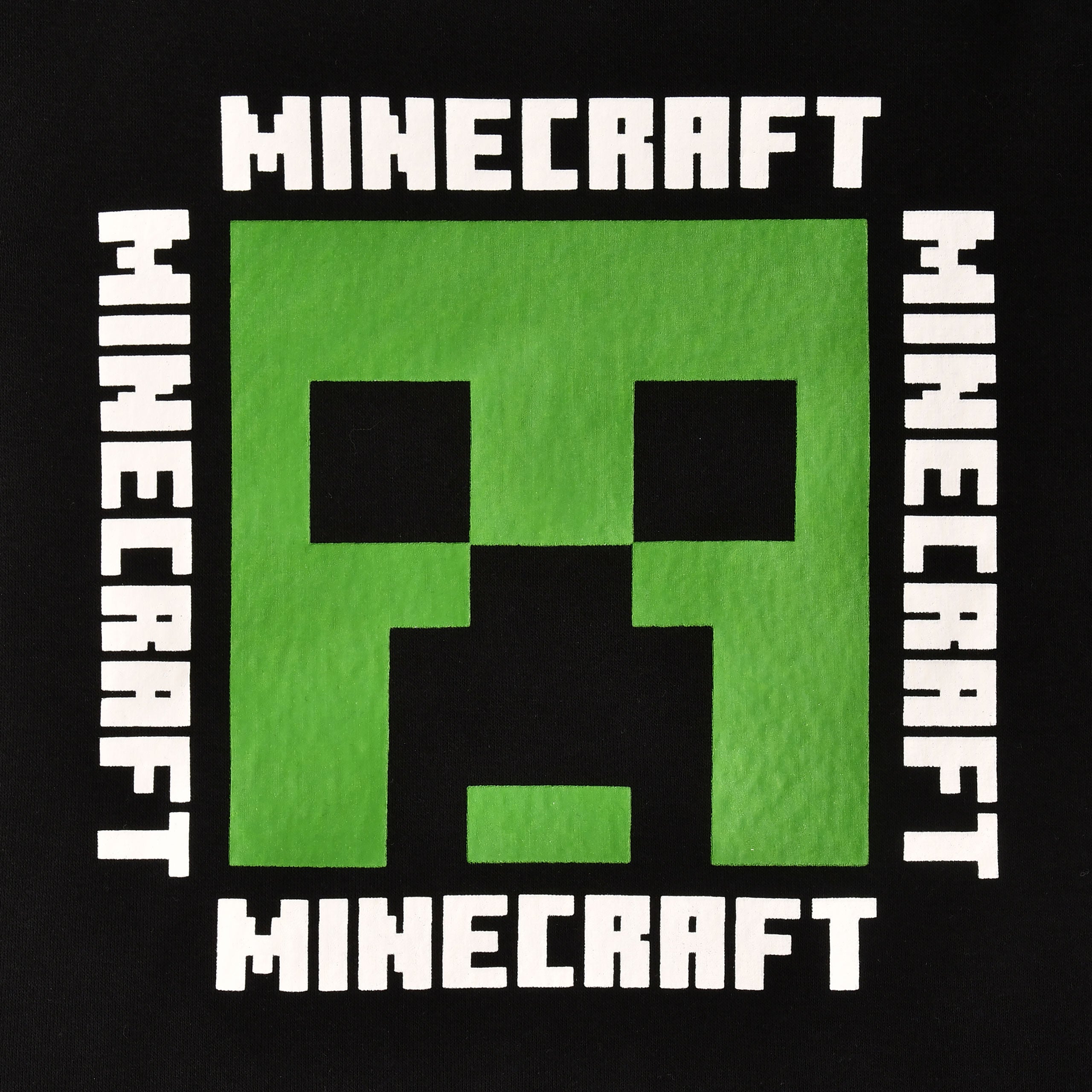 Image produit Minecraft - Pull Creeper pour enfants noir