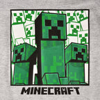 Image produit Minecraft - T-shirt Creeper pour enfants gris