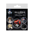 Image produit Death Note - Ensemble de 5 boutons de personnages