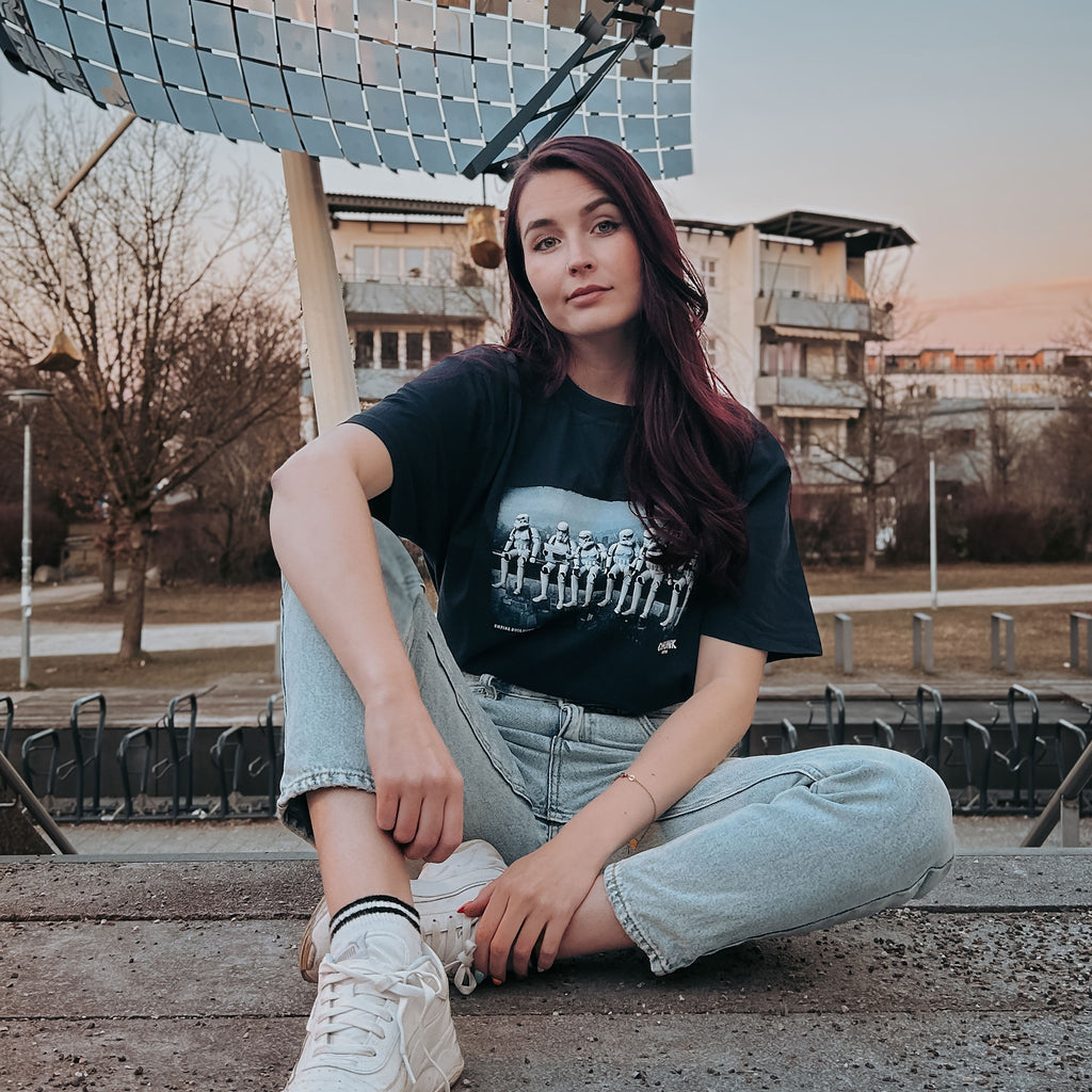 Image produit T-shirt Empire Building pour les fans de Star Wars bleu