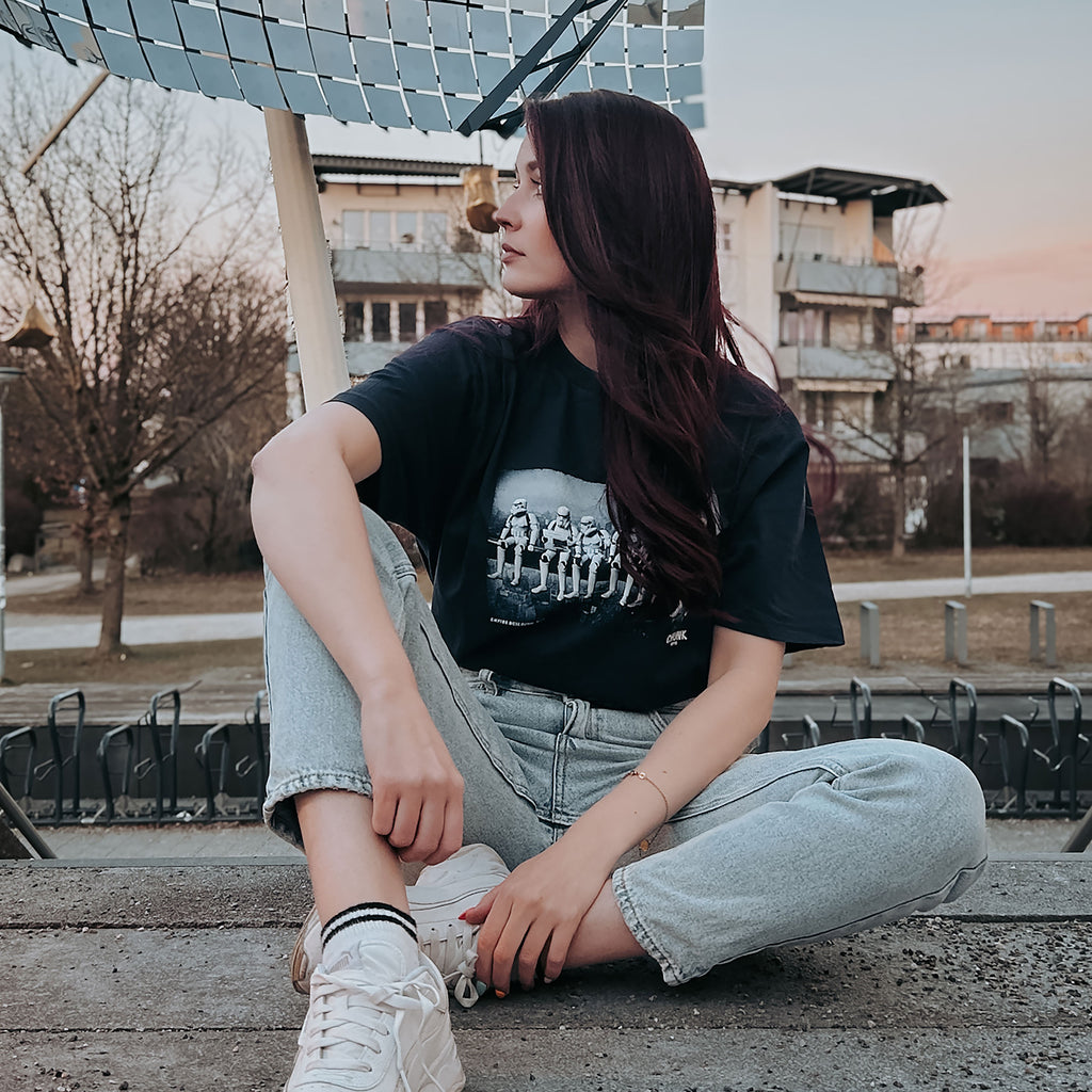 Image produit T-shirt Empire Building pour les fans de Star Wars bleu
